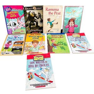 Book Lot 9 Piece RL2 RL3 Junie B Jones Bailey School Kids Ready Freddy